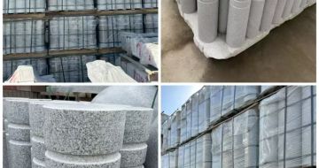 萍乡 芝麻白花岗岩挡车柱、隔离柱多少钱