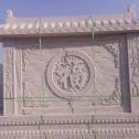萍乡 芝麻白花岗岩屏风，照壁，影壁
