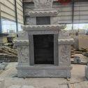 萍乡 芝麻灰高档墓碑、土墓，一套也支持定做