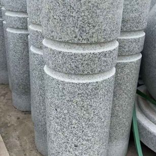 萍乡 芝麻白花岗岩挡车柱、隔离柱多少钱
