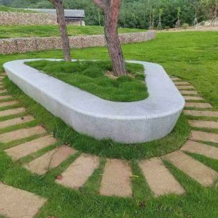 萍乡 芝麻白光面整石坐凳