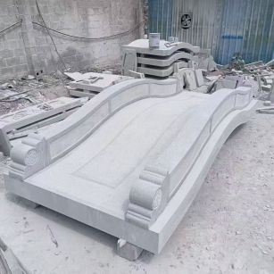 萍乡 芝麻灰花岗岩园林景观 小石桥