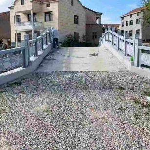 萍乡 芝麻灰花岗岩桥栏杆