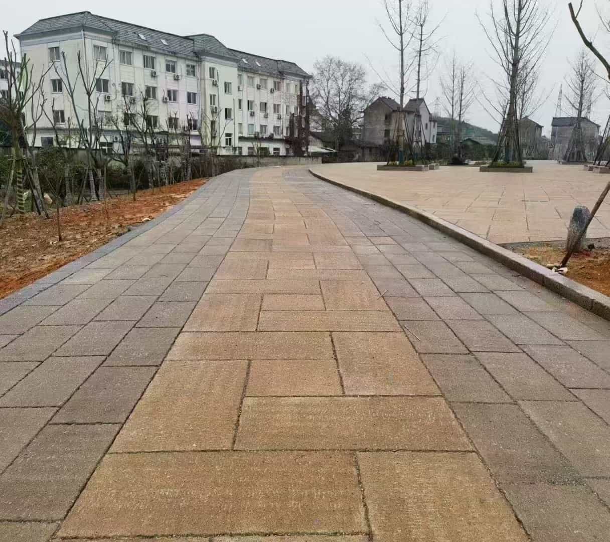 萍乡仿古石铺装效果