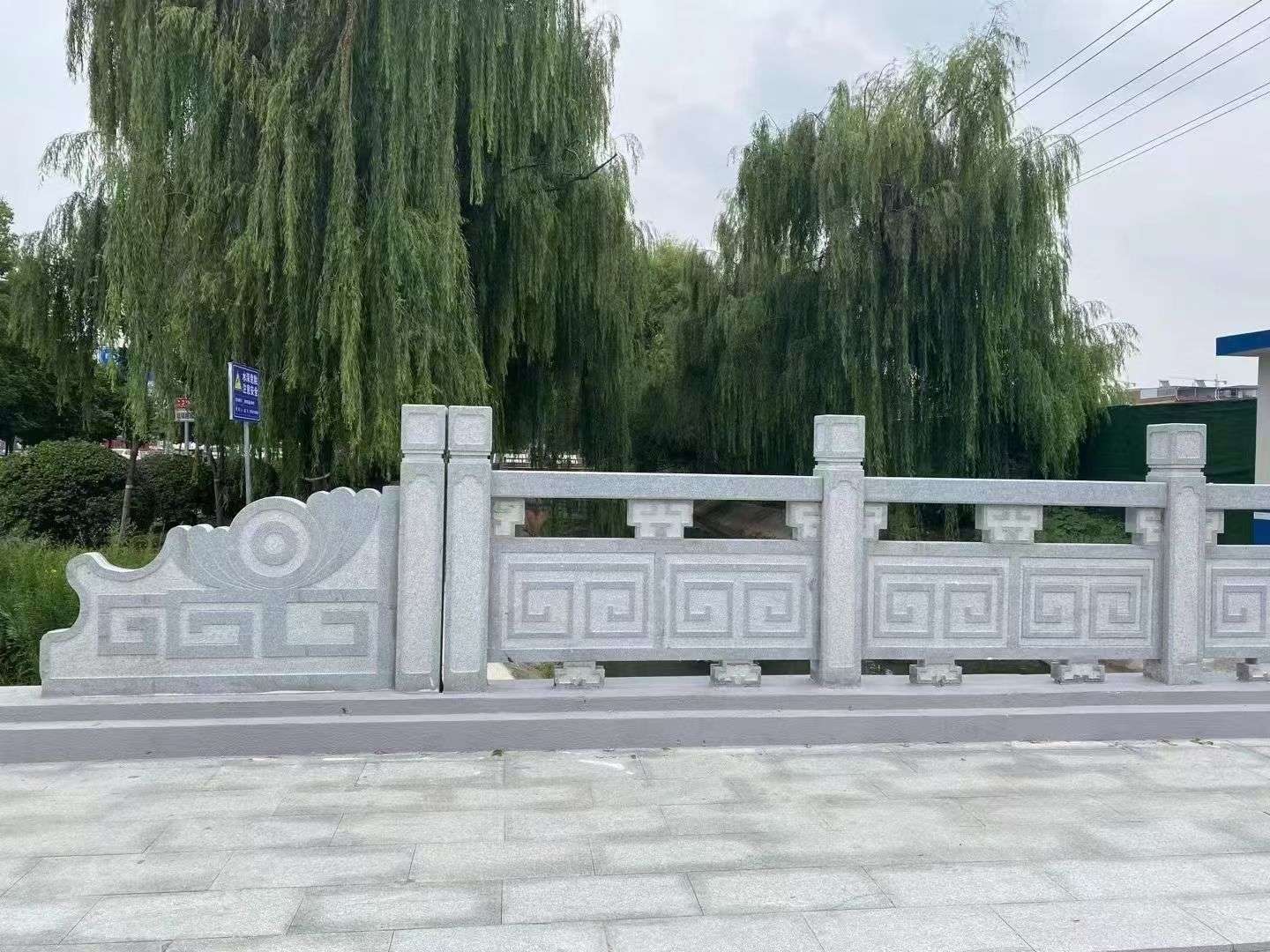 萍乡 芝麻灰桥栏杆、河道栏杆安装效果