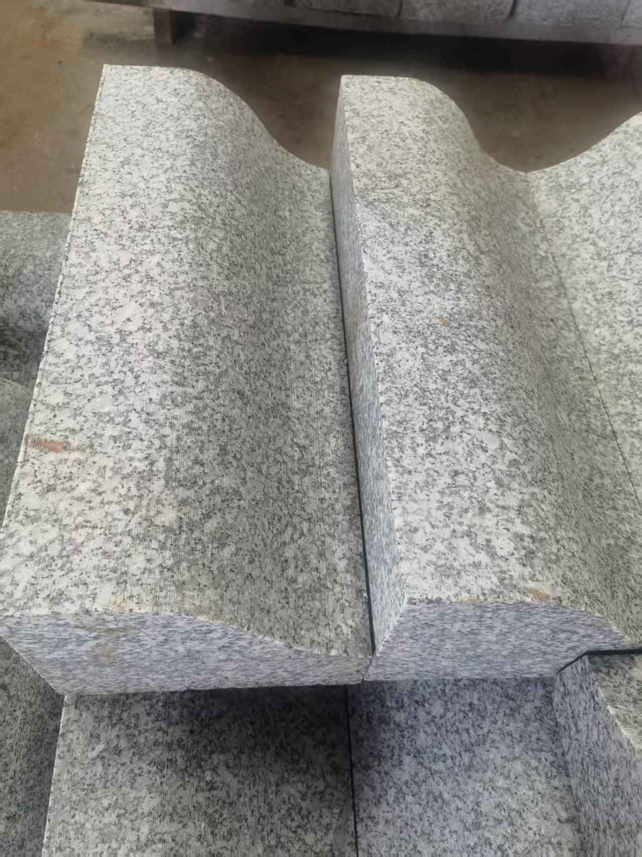 萍乡芙蓉白S型拉丝面路沿石