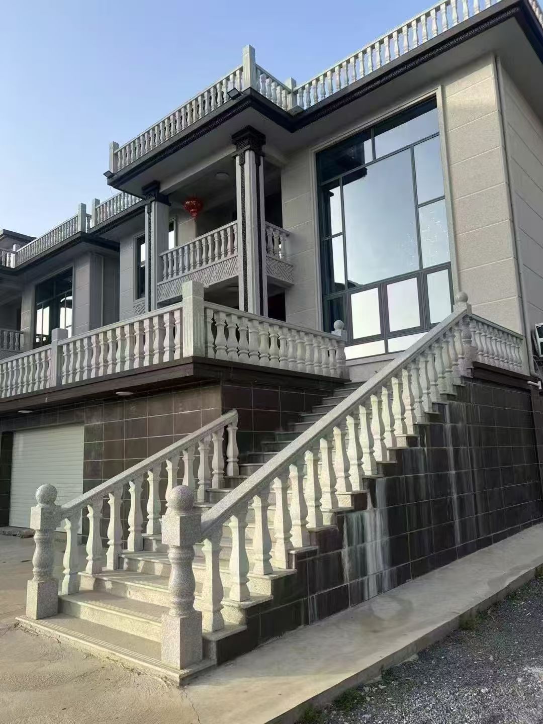 萍乡 芝麻白别墅阳台栏杆，楼梯栏杆