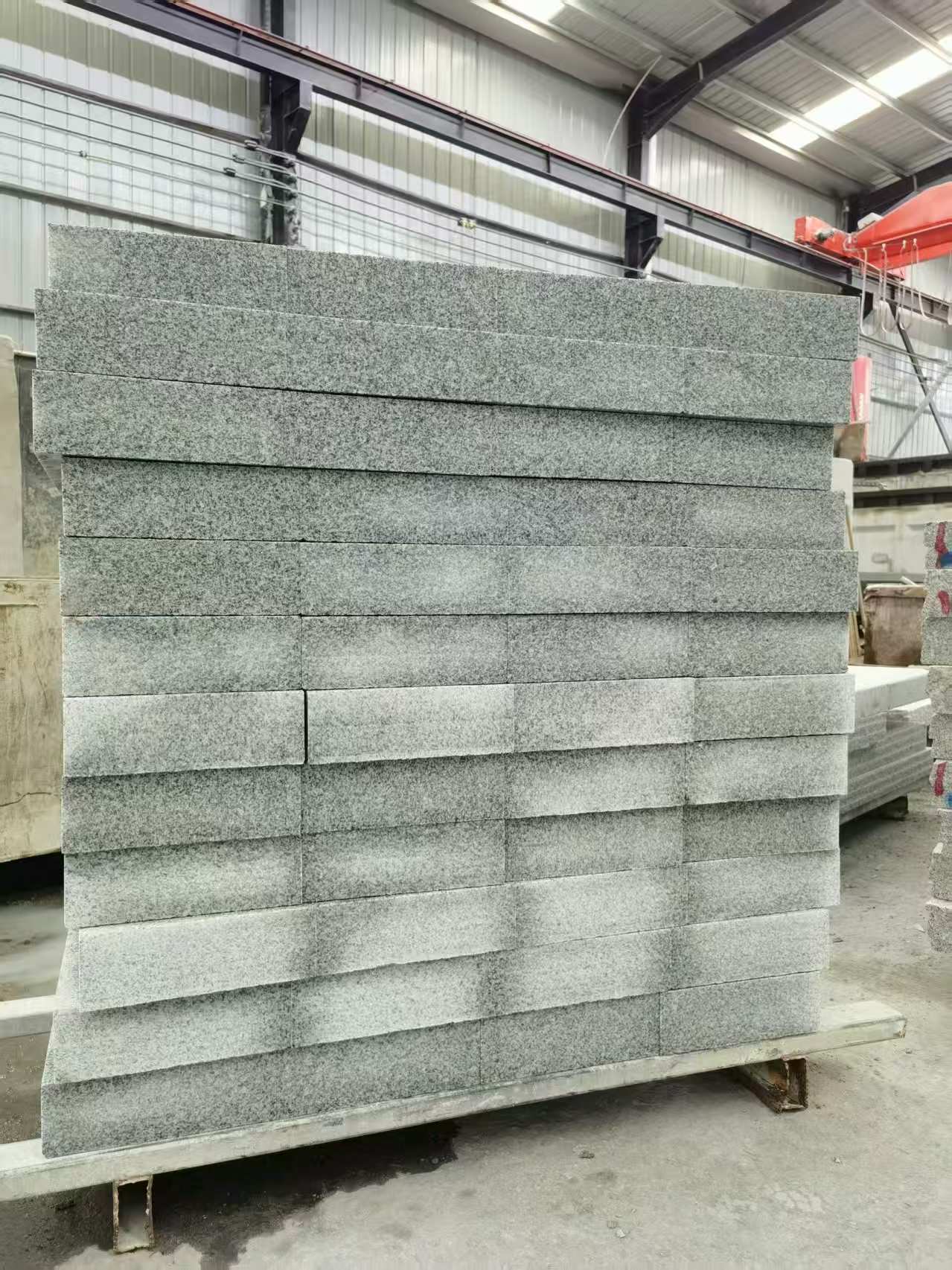 萍乡 芝麻白10公分300*600广场地铺，A料定制，尺寸标准，厚薄均匀